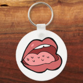 Porte-clés Fun Cartoon Open Mouth and Lips (Recto)