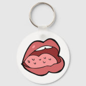 Porte-clés Fun Cartoon Open Mouth and Lips (Verso)