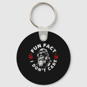 Porte-clés Fun Fact I Dont Care Cool Grandpa Swag Gorillas (o