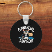 Porte-clés Fun Financial Planner Gift Funny Retirement Adviso (Recto)