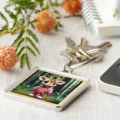 Porte-clés "Fun Forêt avec les amis" (Côté)