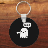 Porte-clés Fun Fun Chunky Fantôme De Désapprobation Boo Hallo (Recto)