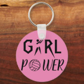 Porte-clés Fun Girl Power Netball (Recto)