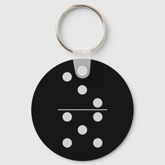 Porte-clés Fun Group Correspondant Halloween Costume Domino D (Recto)