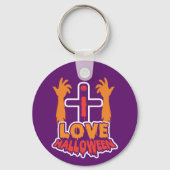 Porte-clés Fun I Love Halloween Porte - clé (Verso)