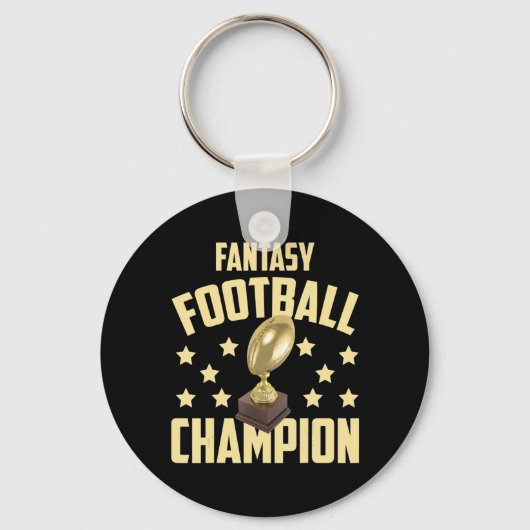 Porte-clés Fun Imaginaire Championne de football Brouillon (Recto)