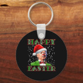 Porte-clés Fun Joe Biden Noël Confus Pâques Biden (Recto)
