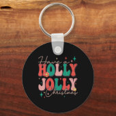 Porte-clés Fun Noël Avoir Holly Noël Jolly Noël (Recto)