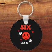 Porte-clés Fun Number 6 Funny 67 Meme Six Seven 6 7 Valentine (Recto)