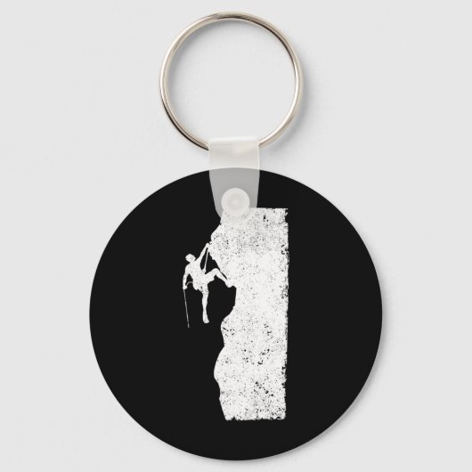 Porte-clés Fun Rock Escalade Mountain Climber Bouldering Moun (Recto)