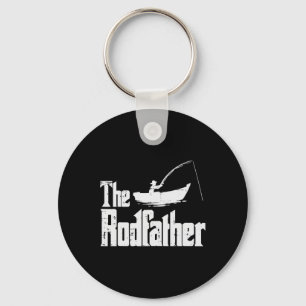 Porte-clés Fun Rodfather Pêche Fête des pères Movie Pun Da