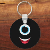 Porte-clés Fun Scanner Monster Eyeball Face Facile Halloween  (Recto)