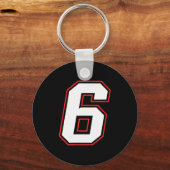 Porte-clés Fun Six Seven 6 7 Meme Design (Recto)