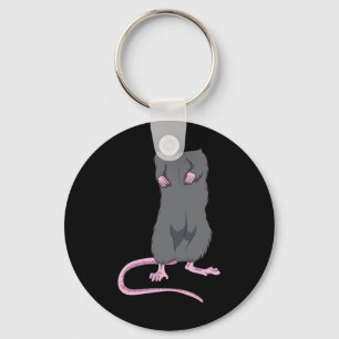 Porte-clés Fun Souris sans tête Halloween Rat Body Costume fa