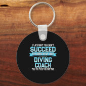 Porte-clés Fun Srt Coach Meme - Funny Diving Saying  (Recto)