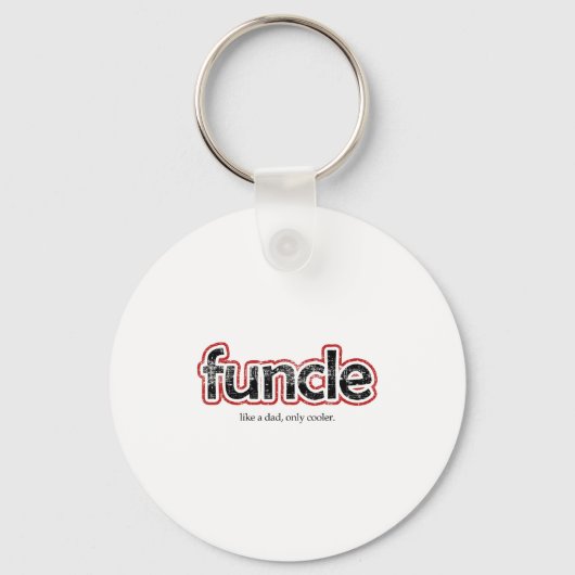 Porte-clés Funcle Définition Drôle Joke Don Pour Oncle (Recto)