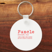 Porte-clés Funcle Définition Drôle Joke Don Pour Oncle_2 (Recto)