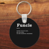 Porte-clés Funcle Funny Uncle Family Member (Recto)