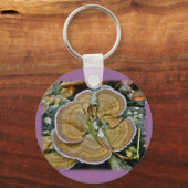 Porte-clés Fungus de la plate-forme pourpre Coordonner les él (Recto)