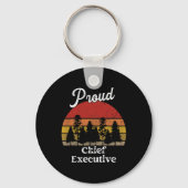 Porte-clés Funky Chief Executive Shirts Job Title Professions (Recto)