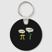 Porte-clés Funky Get Real Be Rational Pi Math Enseignant Geek (Verso)