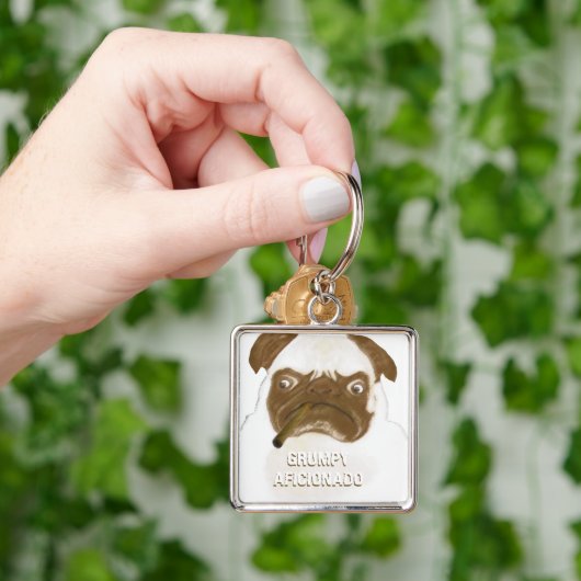 Porte-clés Funky Grumpy AFICIONADO Puggy Cigar (main)