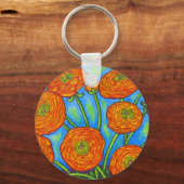 Porte-clés Funky Ranunculus Bouquet Porte - clé (Recto)