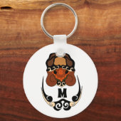 Porte-clés Funky Tortoise Chilling Monogramme (Recto)