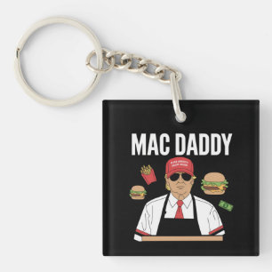 Porte-clés Funky Trump Fries Fries Fries Mac Daddy