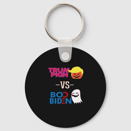 Porte-clés Funky Trumpkin Vs Boo Biden Classe Design Hallowee (Recto)