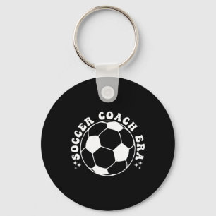 Porte-clés Funky Vintage Dans Mon Entraîneur De Football Era