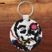 Porte-clés funky visage humain (Recto)
