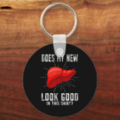 Porte-clés Funn My New Liver Liver Transplant (Recto)