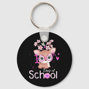 Porte-clés Funny 100 Jours D'École Chemise Cerf 100E Jour De