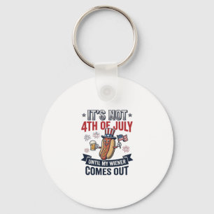 Porte-clés Funny 4th Of July Hot Dog Vintage Patriotic Shirt_