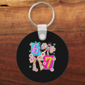Porte-clés Funny 67 Coquette Bow Design For Girly Aesthetic L (Recto)