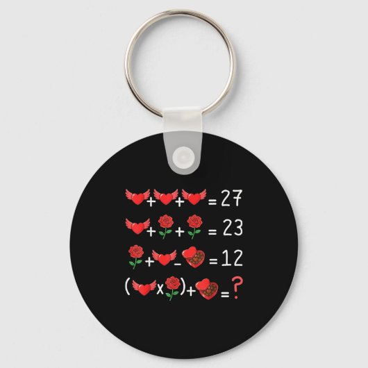 Porte-clés Funny 67 Math Teacher Valentine Math Teacher Women (Recto)