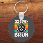 Porte-clés Funny 67 Meme Boys Kids Camo Hat Six Seven Bruh Ra (Recto)