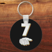 Porte-clés Funny 67 Six Seven Meme Couple Matching Halloween (Recto)