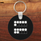 Porte-clés Funny 6 7 Number Teachers Students Six Seven Meme (Recto)