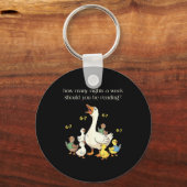 Porte-clés Funny 6 7 Six Seven Reading For Teacher Kids Book  (Recto)