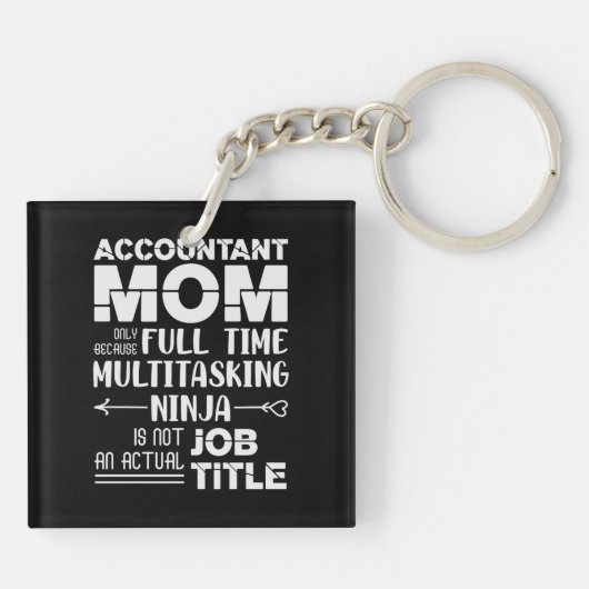 Porte-clés Funny Accountant (Dos)