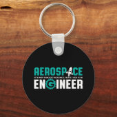 Porte-clés Funny Aerospace Engineering It's Rocket Science (Recto)