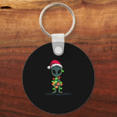 Porte-clés Funny Alien Christmas Graphics Lights Lover Extrat (Recto)