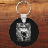 Porte-clés Funny Alien Turkey Ufo Selfie Thanksgiving Meme (Recto)