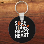 Porte-clés Funny Anatomy Going Tibia Okay Broken Leg Gift For (Recto)