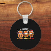 Porte-clés Funny Animals For The Holidays Red Panda Christmas (Recto)