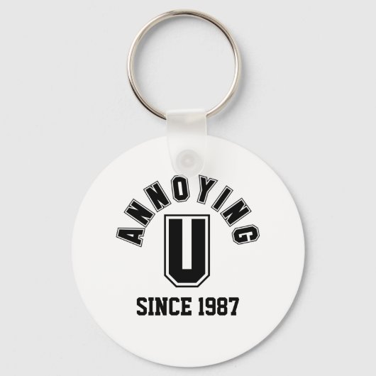 Porte-clés Funny Annoying You Keychain, Black (Recto)