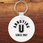 Porte-clés Funny Annoying You Keychain, Black (Recto)