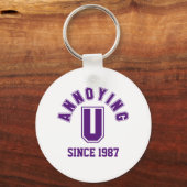 Porte-clés Funny Annoying You Keychain, Purple (Recto)